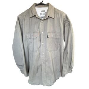 Rasvoa Over Shirt Fifth Edition Green Button Up Heuiter 2XL Men's Army Military